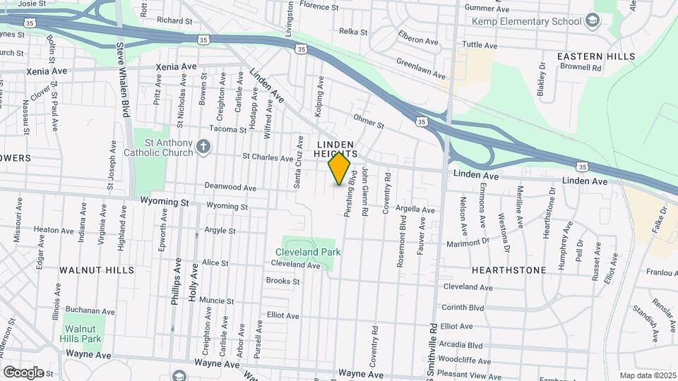 844 Alverno Ave Map and Location Details