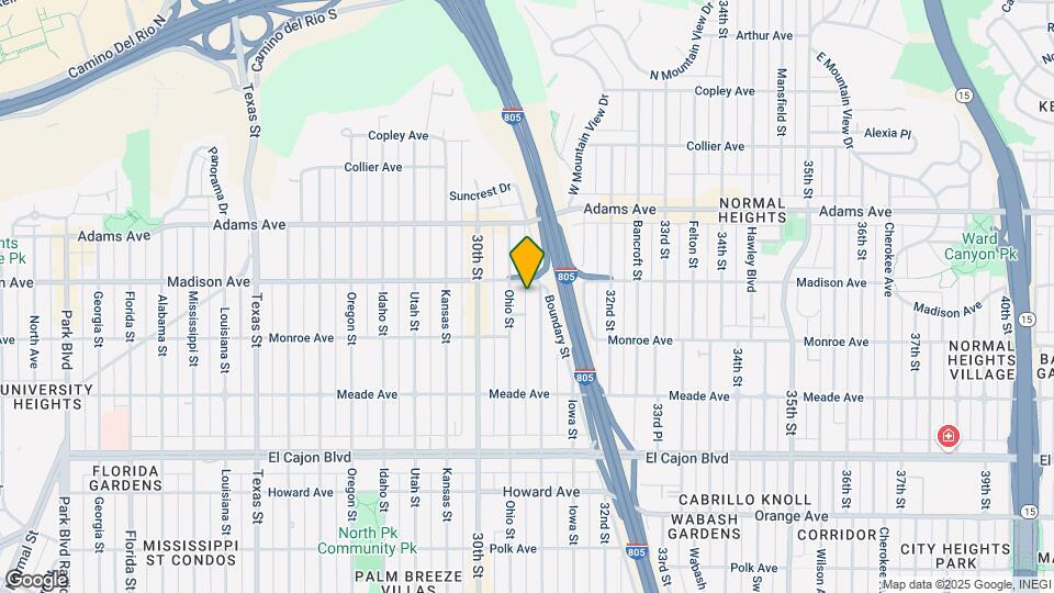 4574-4576 Illinois St Map and Location Details