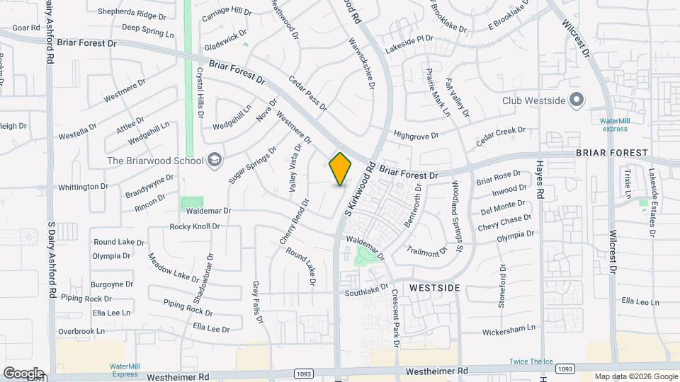 11821 Westmere Dr Map and Location Details