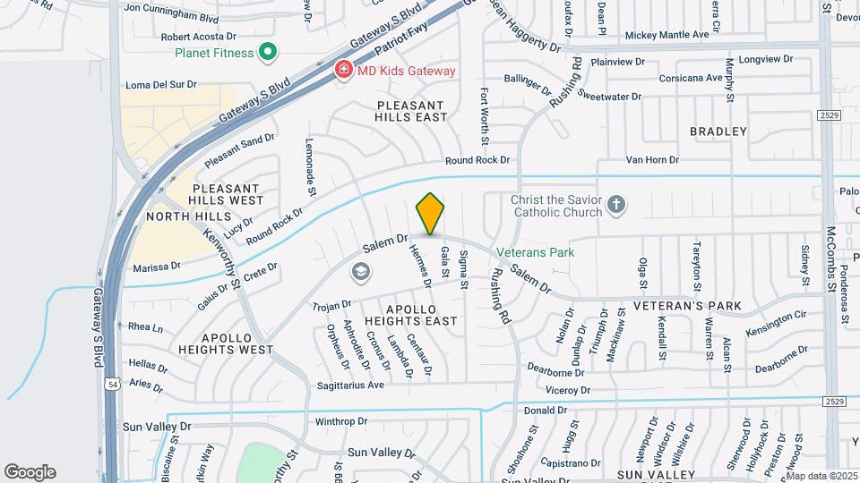 5012 Salem Dr Map and Location Details