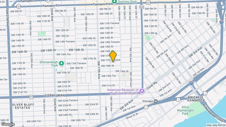 1525 SW 18th St Mapa y Detalles de la Ubicación