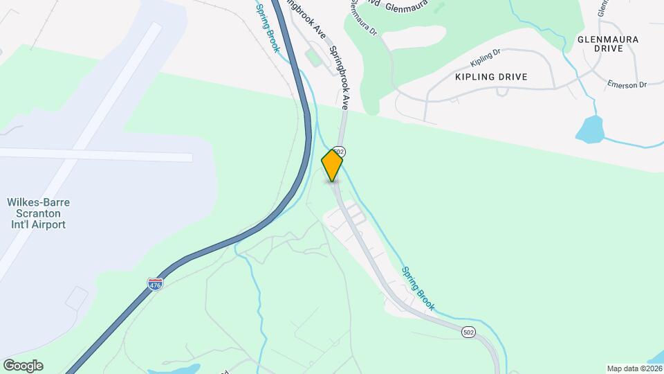 109 Glendale Rd Map and Location Details