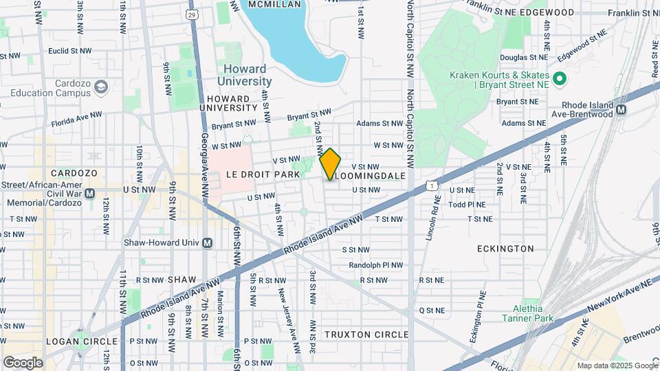 157 U St NW Map and Location Details