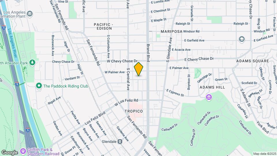 127 Magnolia Ave Mapa y Detalles de la Ubicación