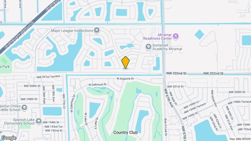 12896 SW 54th Ct Map and Location Details