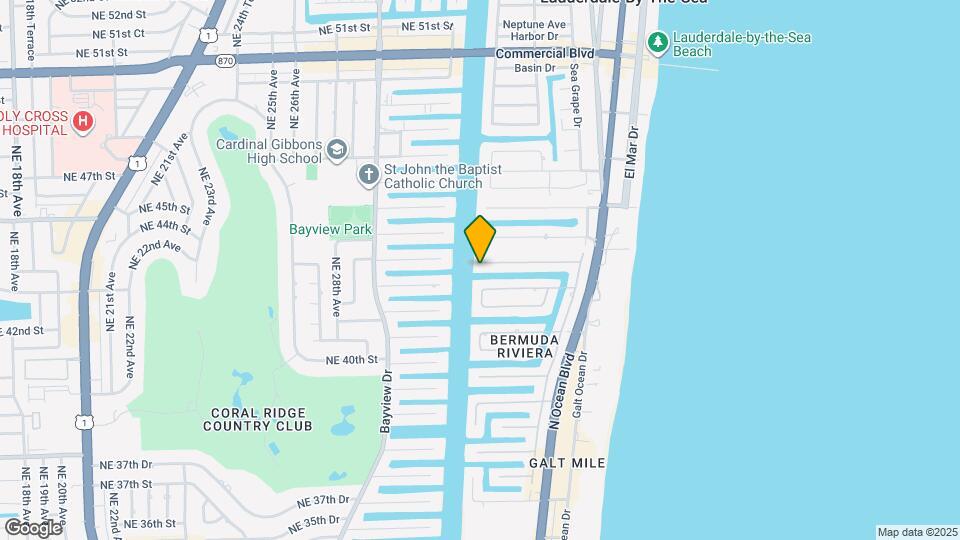 3108 NE 42nd Ct Map and Location Details