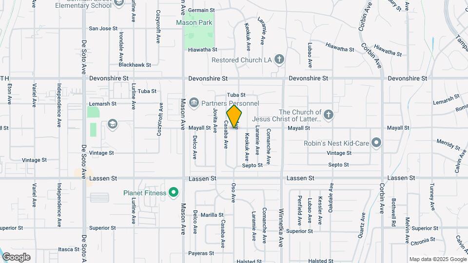 10053 Oso Ave Map and Location Details