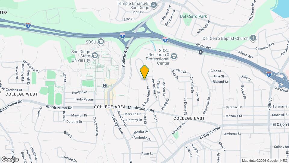 5244-5244 E Falls View Dr Map and Location Details