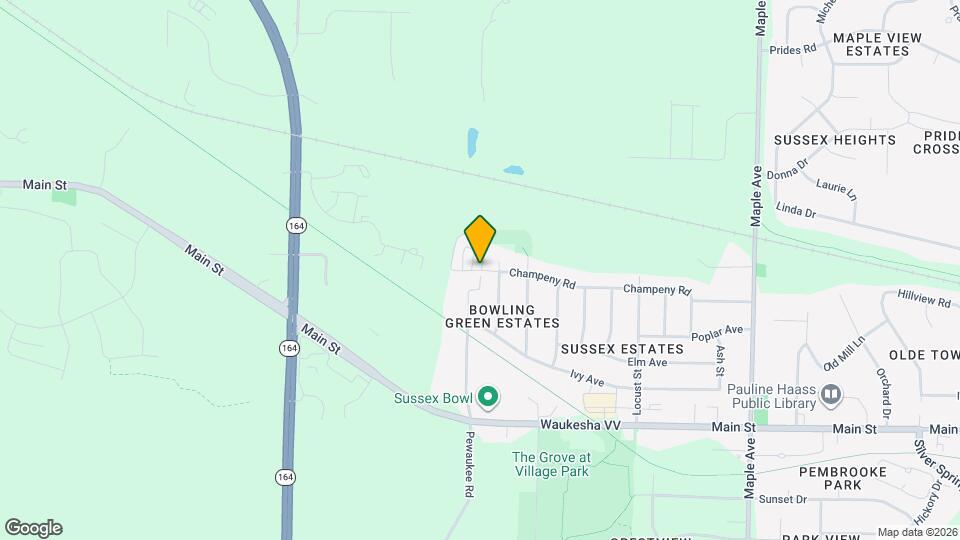 W246N6671 Champeny Ct Map and Location Details