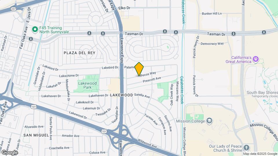 1150 Pecos Way Map and Location Details