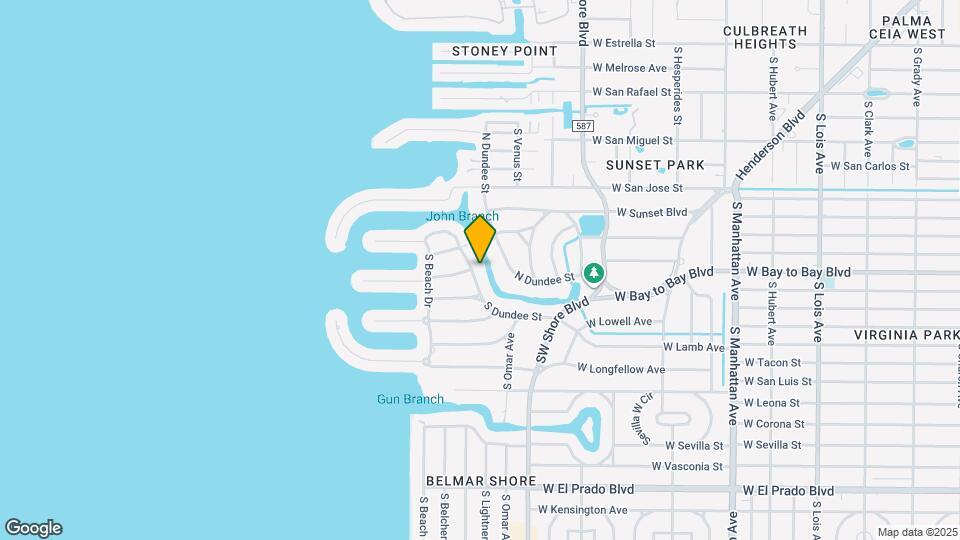 2610 S Dundee St Map and Location Details