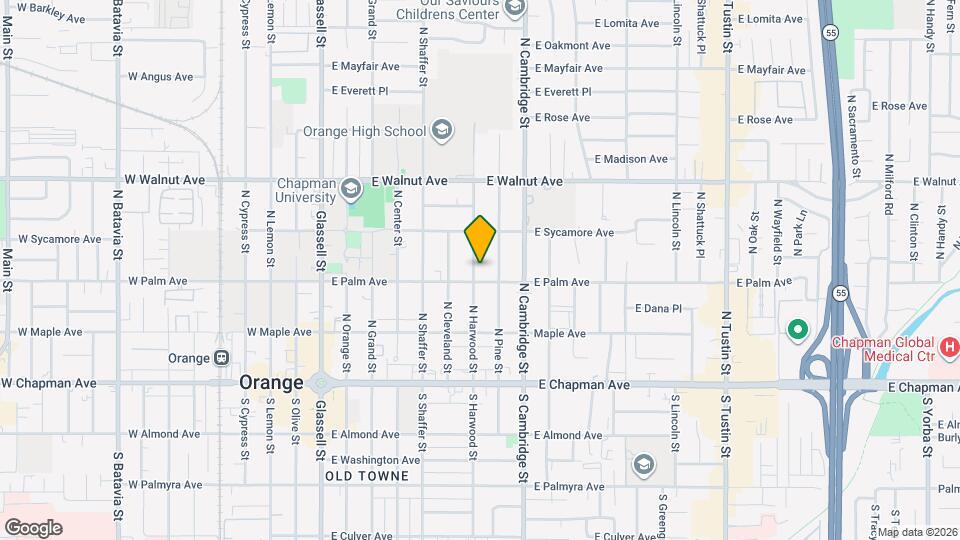 325 N Harwood St Map and Location Details