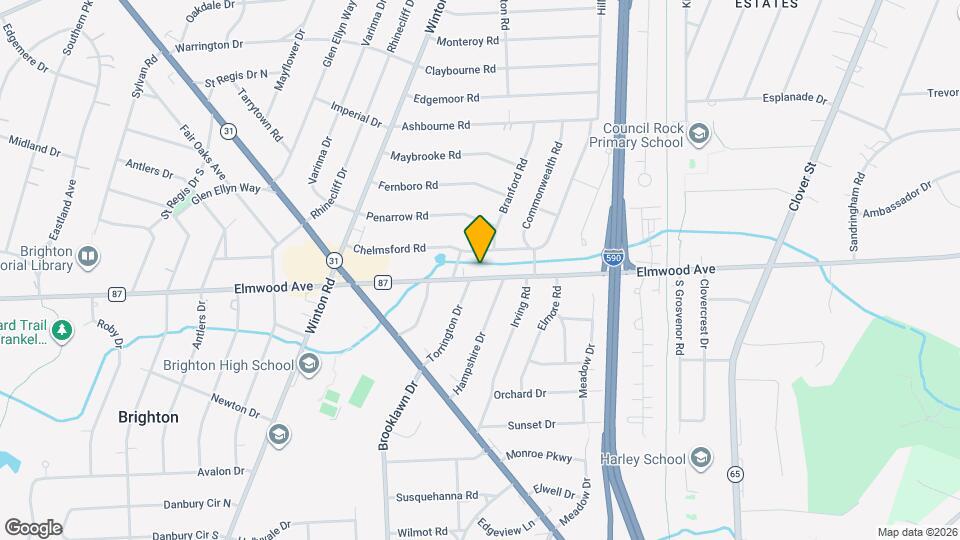 2856 Elmwood Ave Map and Location Details