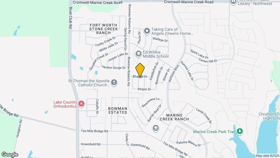 5932 Trout Dr Map and Location Details