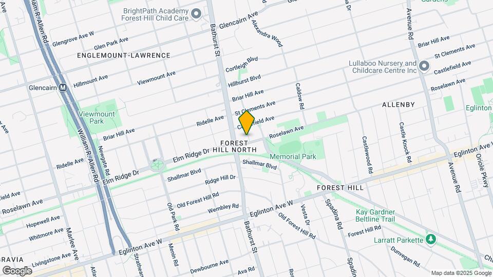 680 Roselawn Avenue Map and Location Details