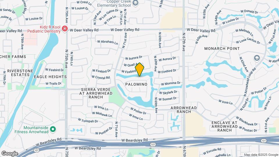 6980 W Rose Garden Ln Map and Location Details