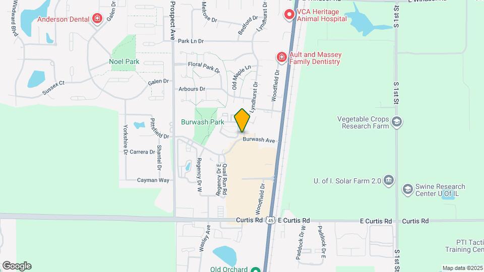 1601 Lyndhurst Dr Map and Location Details