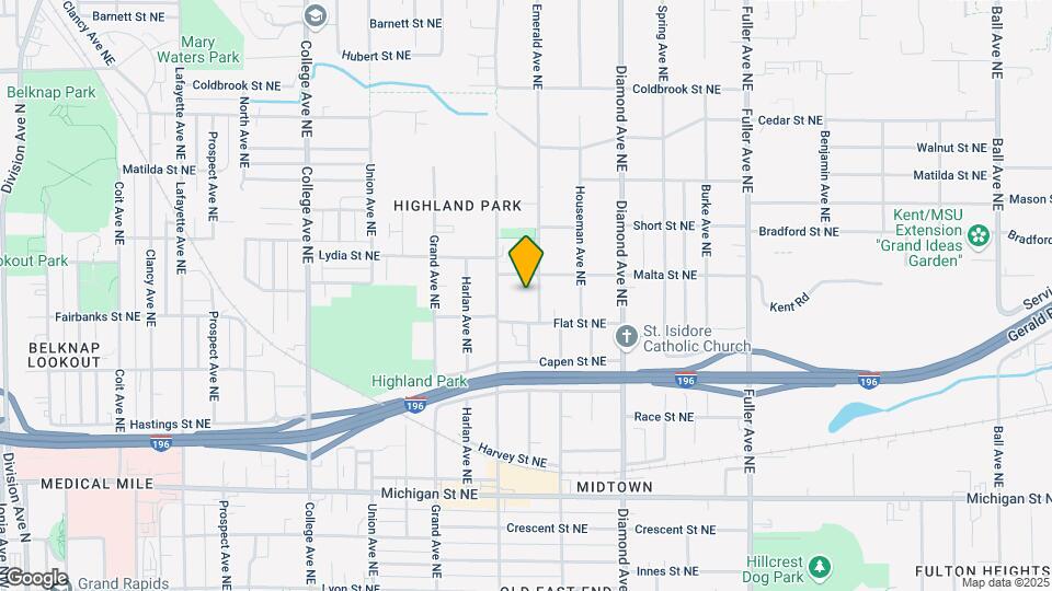 727 Emerald Ave NE Mapa y Detalles de la Ubicación