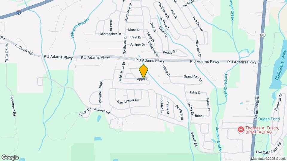 342 Apple Dr Map and Location Details