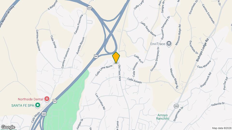 303 Calle Loma Norte Map and Location Details