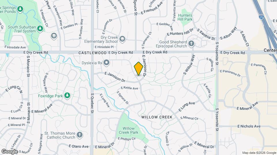 7666 S Rosemary Cir Map and Location Details