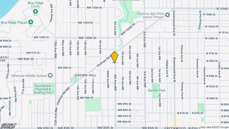9517a 8th Ave NW Map and Location Details