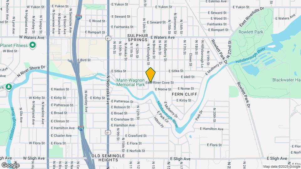 1311 E River Cove St Map and Location Details