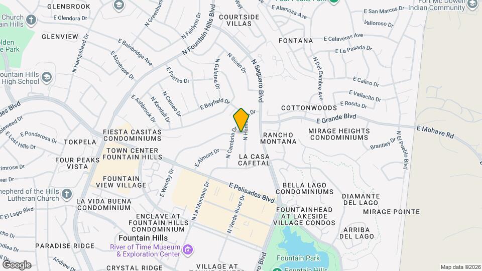 13644 N Hamilton Dr Map and Location Details