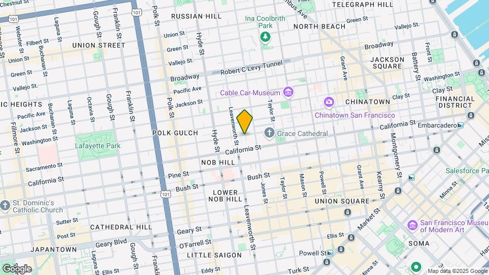 1351 Sacramento St Mapa y Detalles de la Ubicación