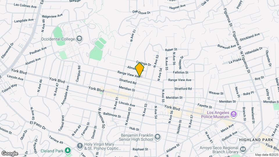 5206 Range View Ave Mapa y Detalles de la Ubicación