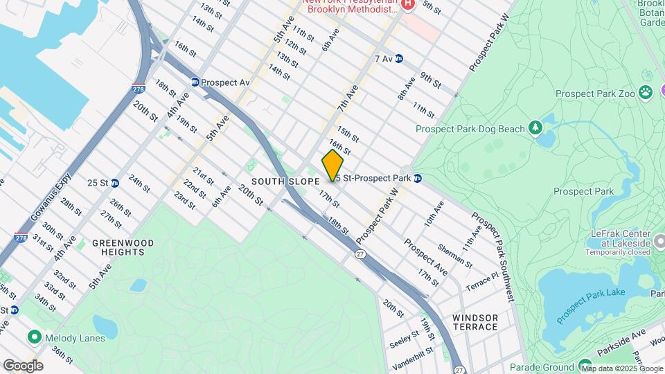 414 Prospect Ave Mapa y Detalles de la Ubicación