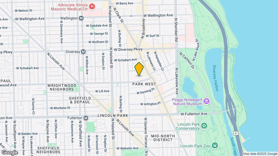 650 W Wrightwood Ave, Unit #656-403 Map and Location Details