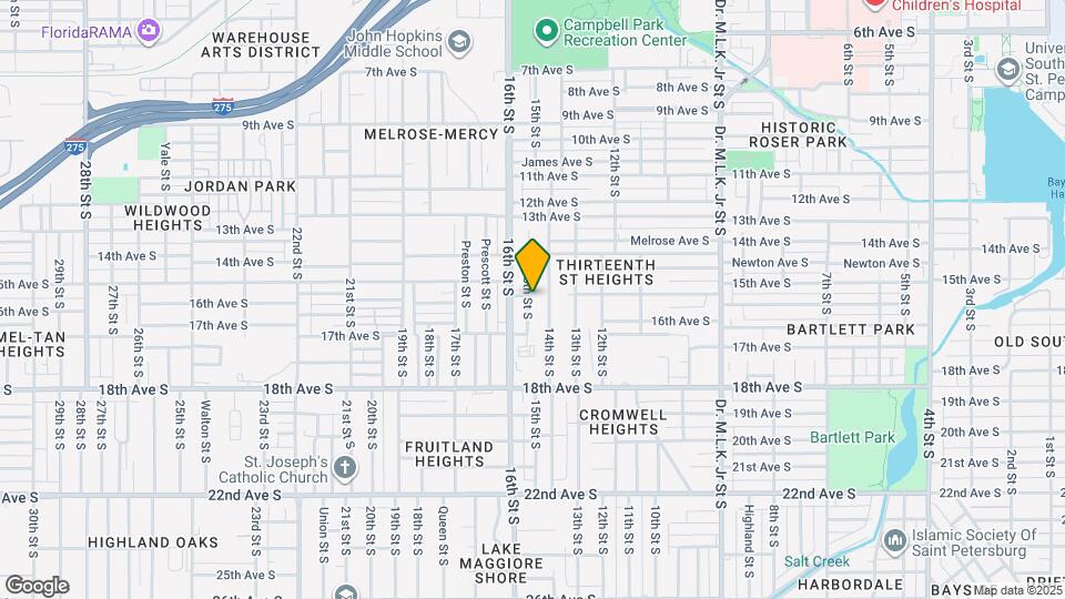 1500 15th St S Map and Location Details