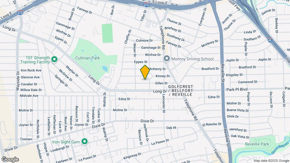 7125 Gillen St Map and Location Details