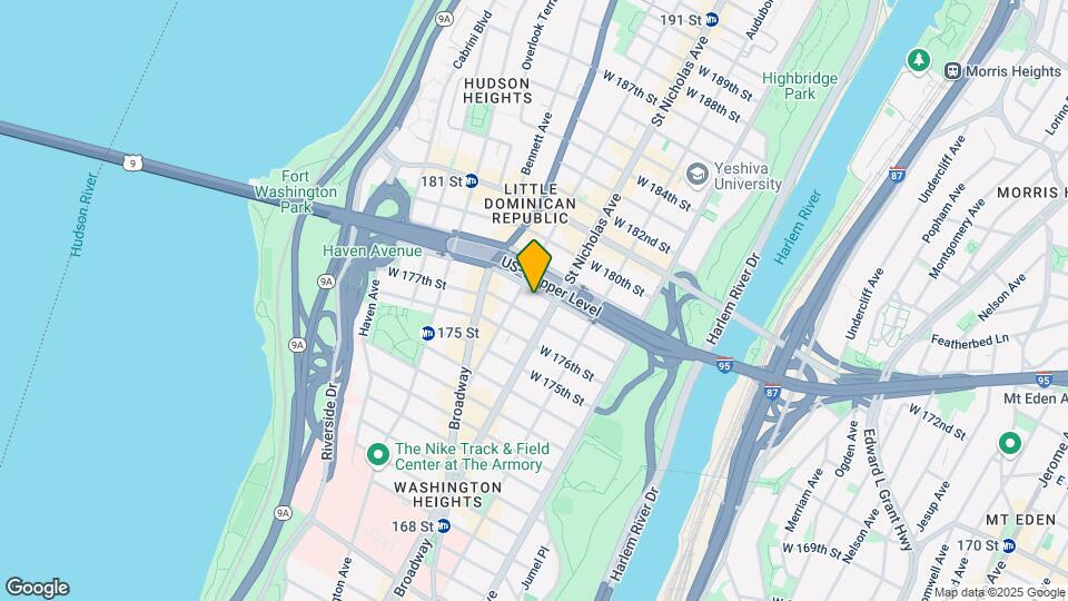 608 W 178th St Map and Location Details
