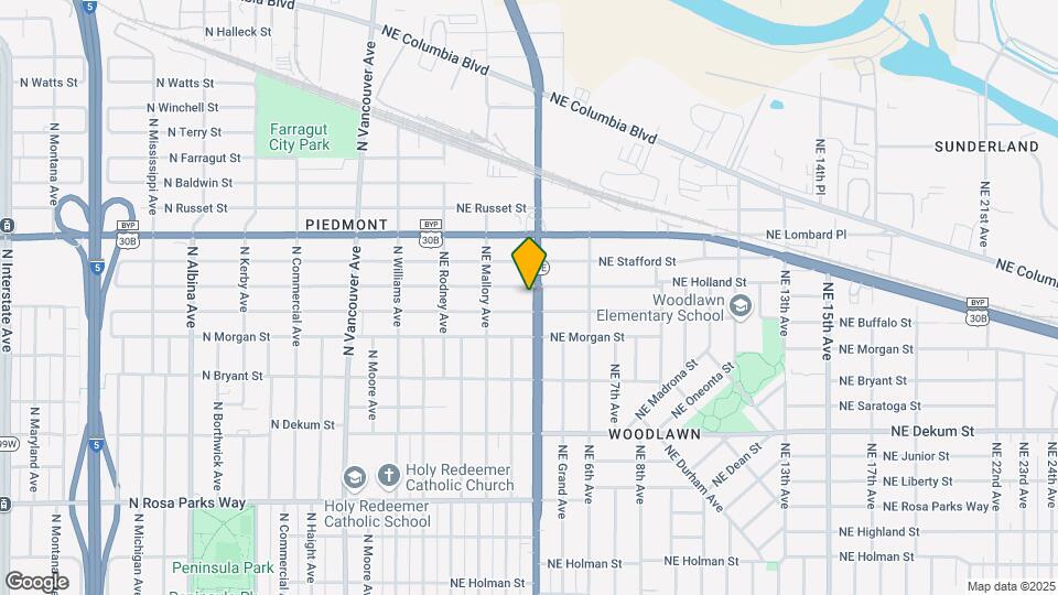 7231 NE M L King Blvd Map and Location Details