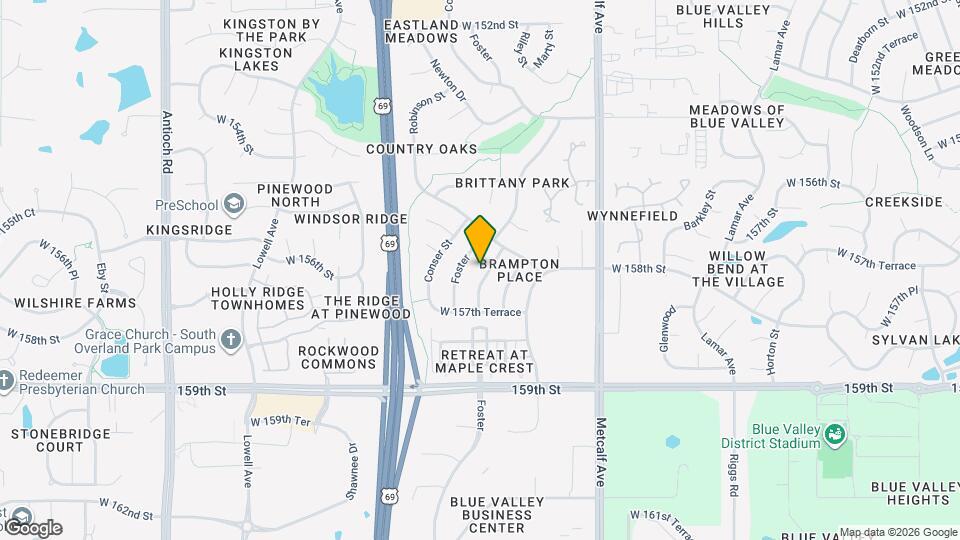 15626 Riley St Map and Location Details