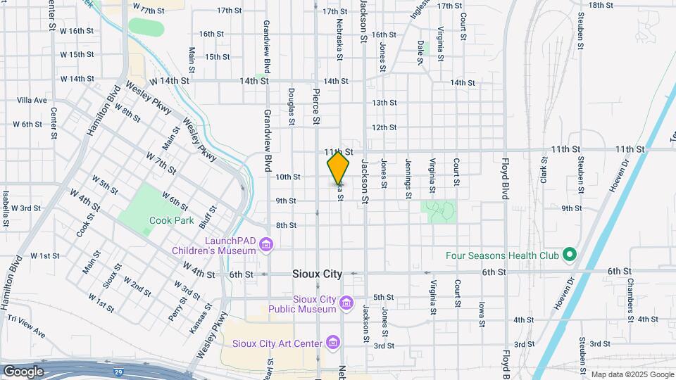 913 1/2 Nebraska St Map and Location Details