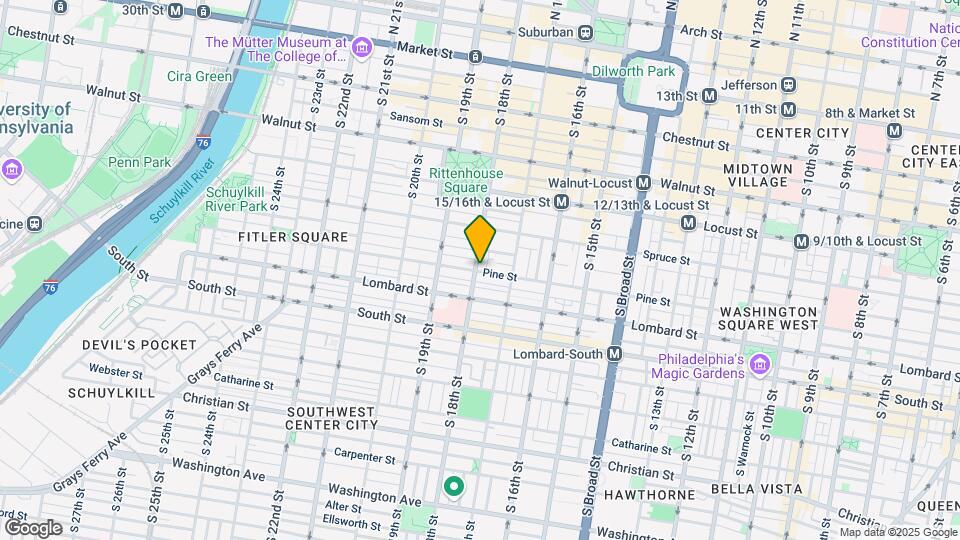 345-347 S 18th St Mapa y Detalles de la Ubicación