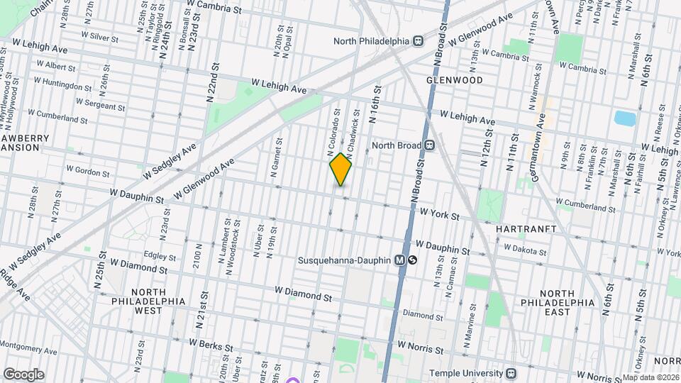 2410 N Chadwick St Map and Location Details