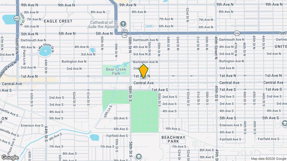 5645 Central Ave Mapa y Detalles de la Ubicación