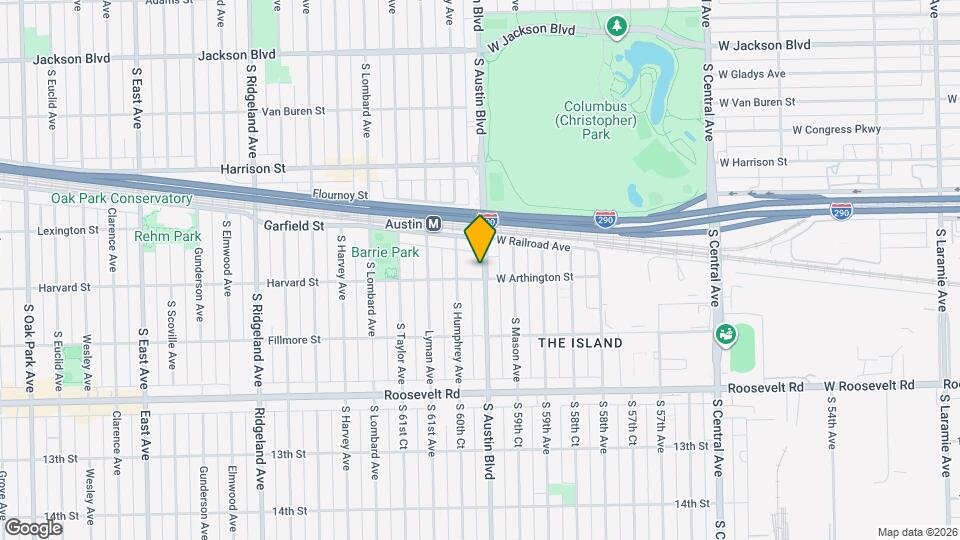 832 S Austin Blvd Mapa y Detalles de la Ubicación