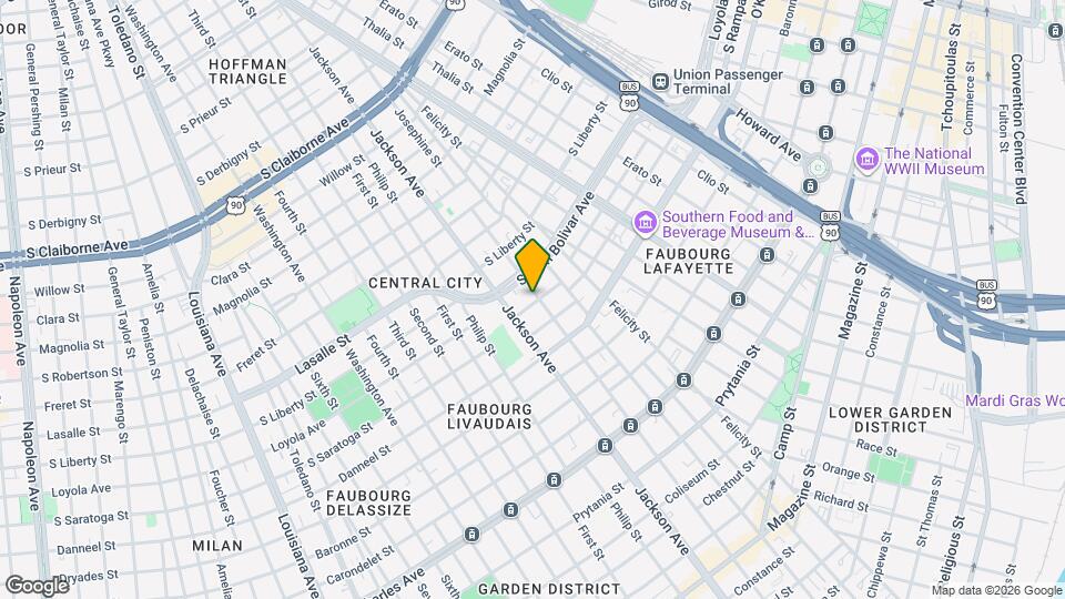 2102 Josephine St Map and Location Details