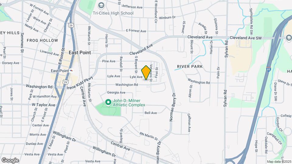 1259 Washington Ave Map and Location Details