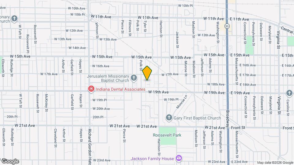 1744 Tyler St Map and Location Details