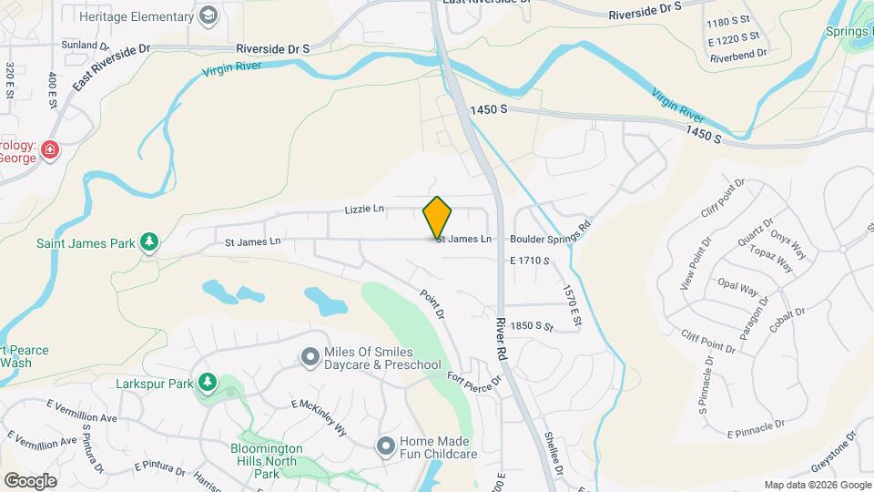 1266 St James Ln Map and Location Details