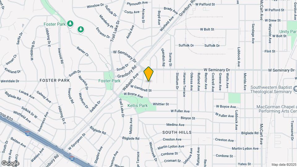 4412 Cherokee Trail Map and Location Details