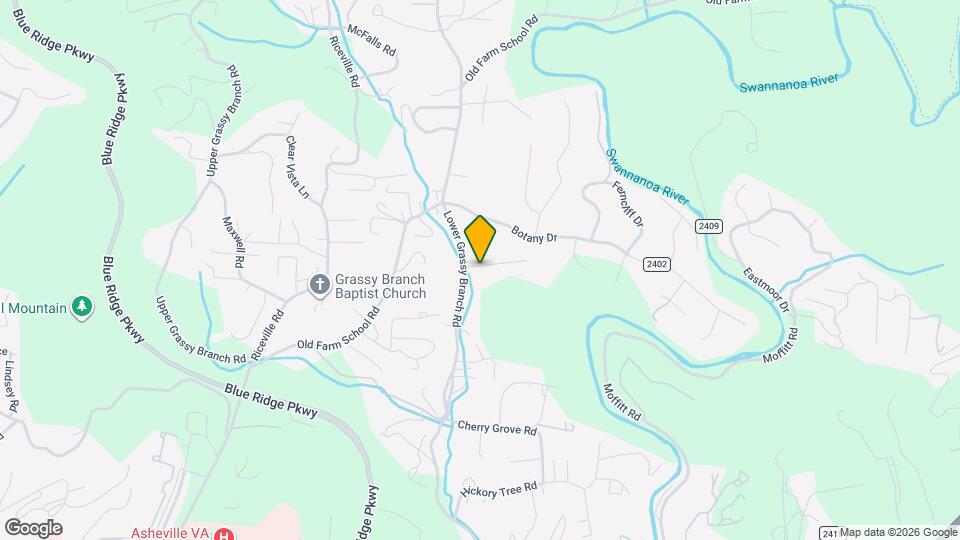 117 Lower Grassy Branch Rd Map and Location Details