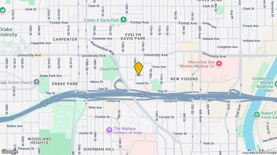 1310 Ascension St Map and Location Details