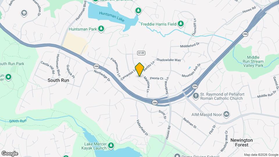 9012 Penn Manor Ct Map and Location Details